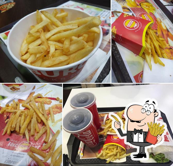 Try out fries at Royal hamburger