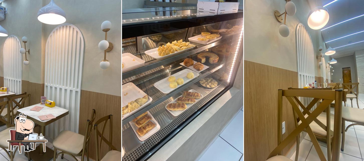 O interior do Midas Gourmet - Cafeteria