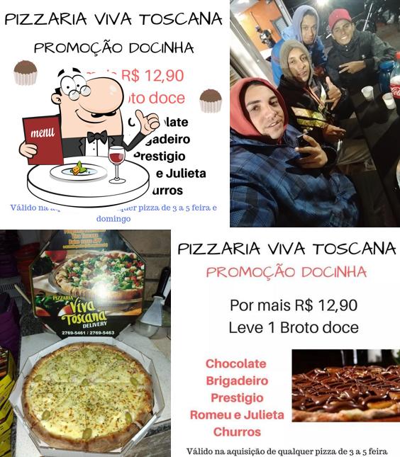 Comida em Viva Toscana Pizzaria