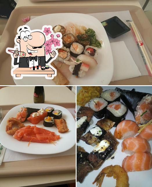 Escolha diversas opções de sushi