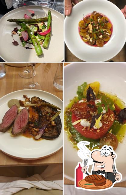 Alba Restaurant propose des plats à base de viande