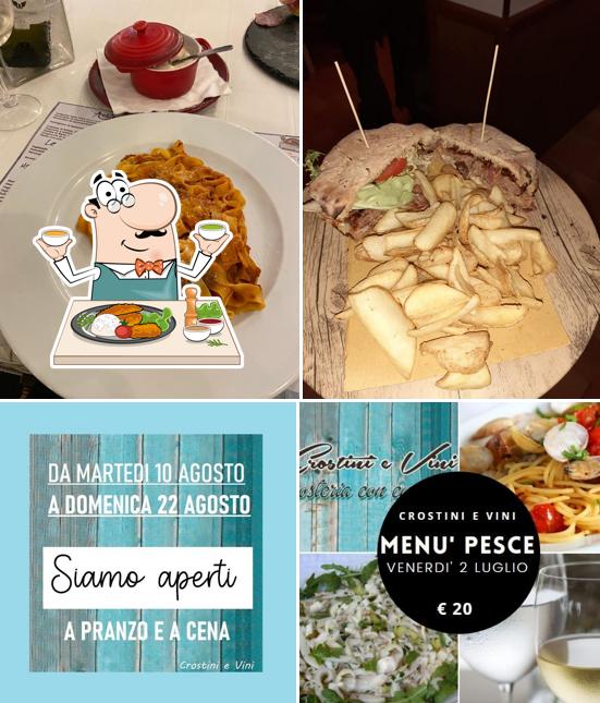 Cibo al Ristorante Crostini e Vini