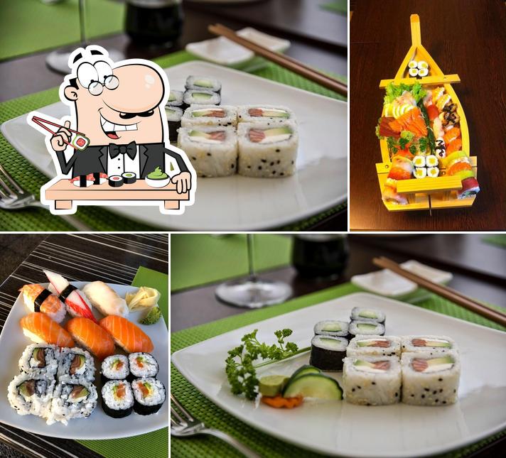 Prenditi le diverse opzioni di sushi