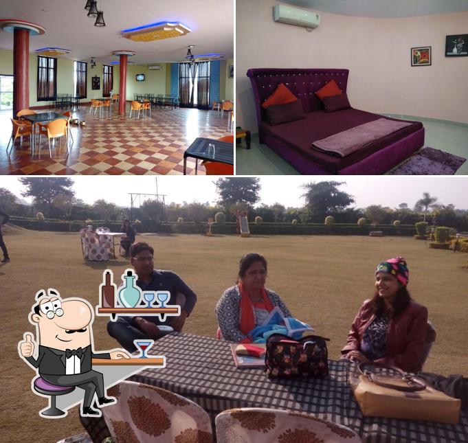Check out the photo showing interior and food at Pathway Retreat Resort