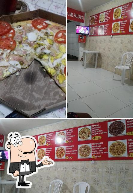 Entre diferentes coisas, interior e pizza podem ser encontrados a Pizza da Cohama