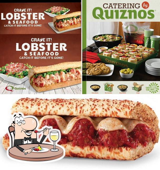 Еда в "Quiznos Sub"