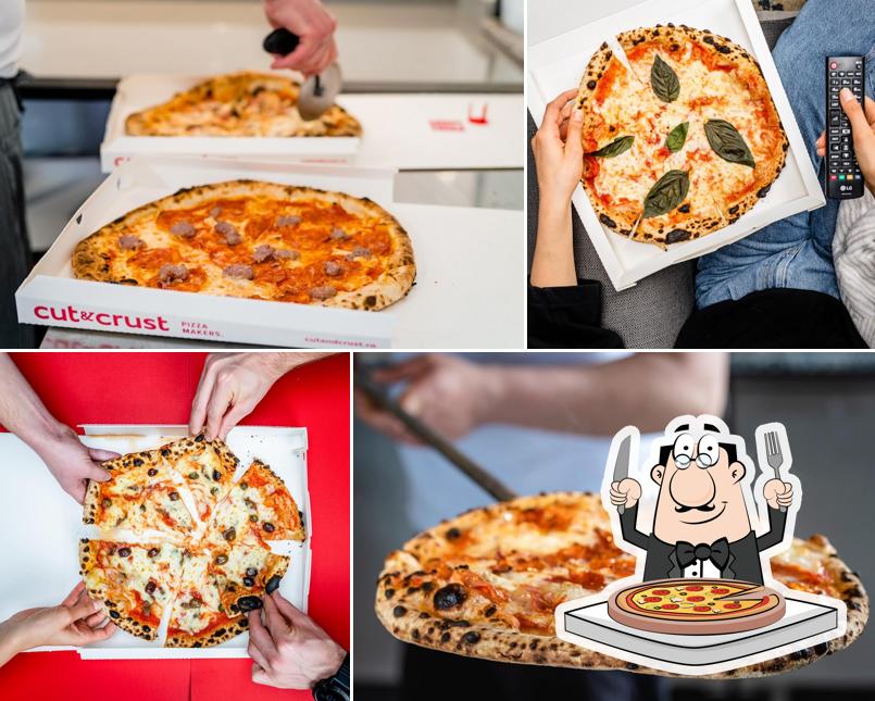 En Cut & Crust Gheorgheni, puedes probar una pizza