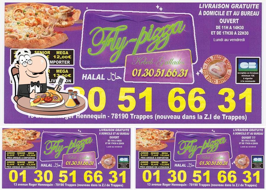 A FLY PIZZA, vous pouvez commander des pizzas