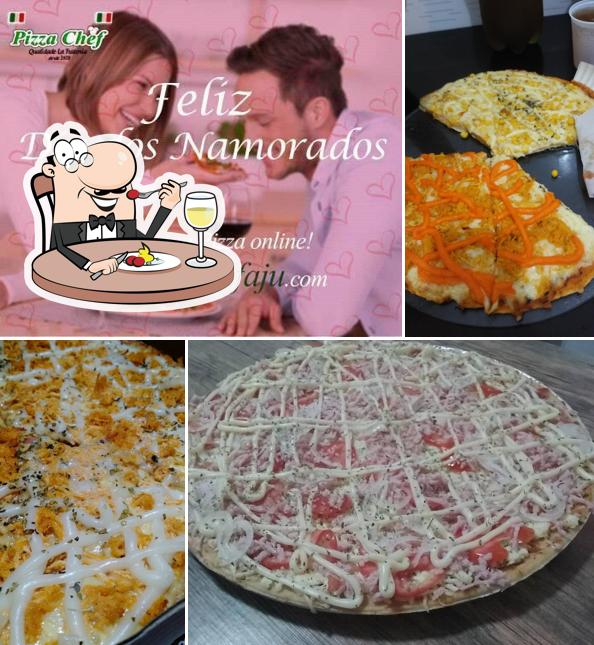 Comida em Pizza Chef