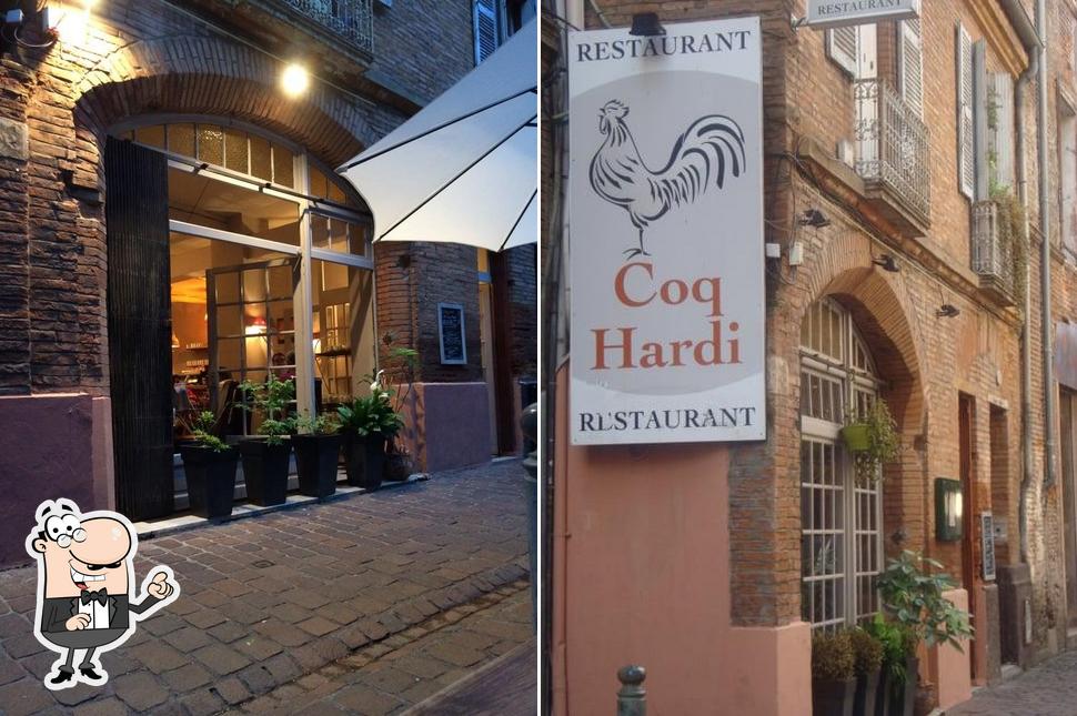 L'extérieur de Le Coq Hardi