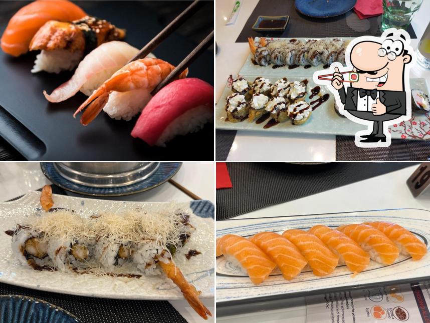 Scegli le diverse opzioni di sushi