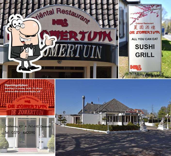 Взгляните на изображение ресторана "De Zomertuin"