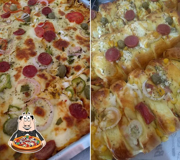 Consiga pizza no Padaria Styllus