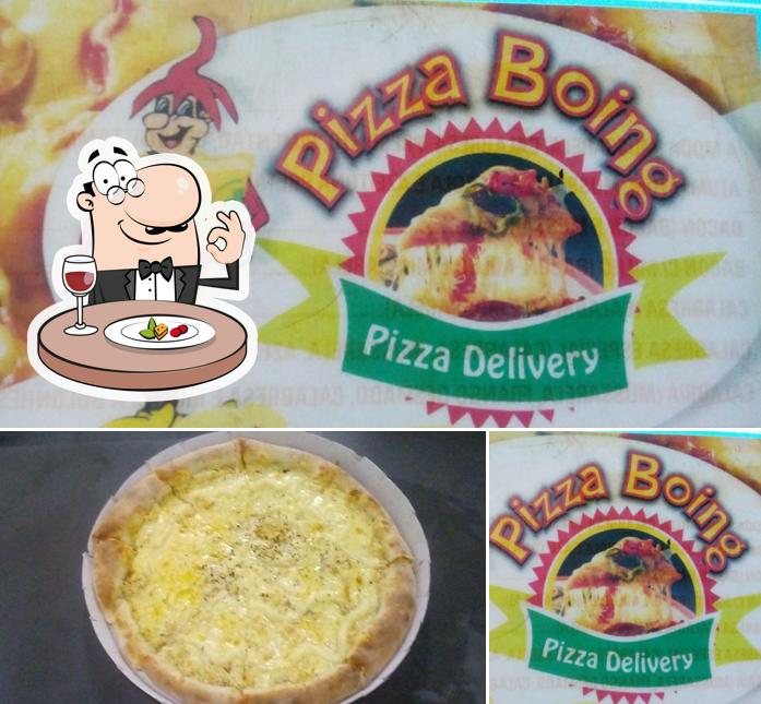 Platos en Pizza Boing