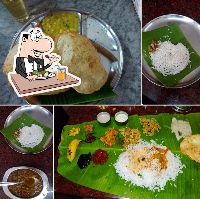 Food at Sadya Vegetarian Restaurant