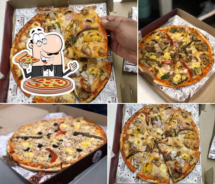 Try out pizza at The Coco Company