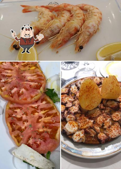 Food at Compostela Restaurante