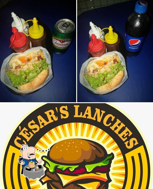 Platos en Cesar's Lanches