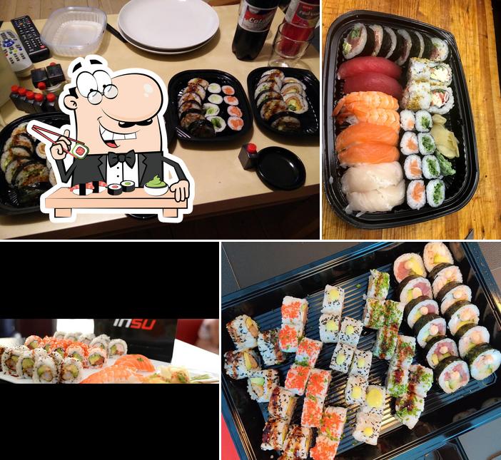 Les sushi sont disponibles à Sushi Insu