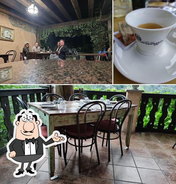 Gli interni di Grotto Al Mater Restaurant