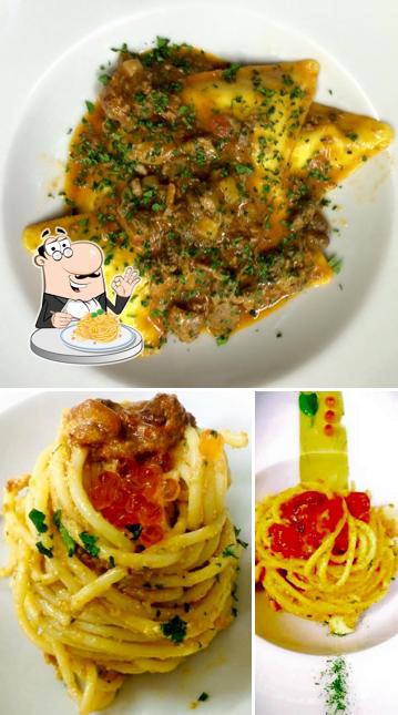 Spaghetti alla carbonara al Annozero Restaurant