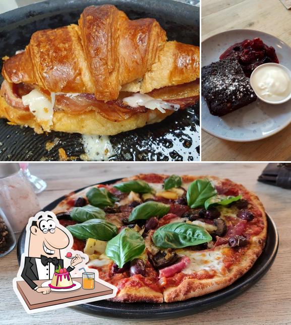 Fresca Mediterranean Cafe, Deli, Grocer, Pizzeria & Bar Rangiora te ofrece distintos postres
