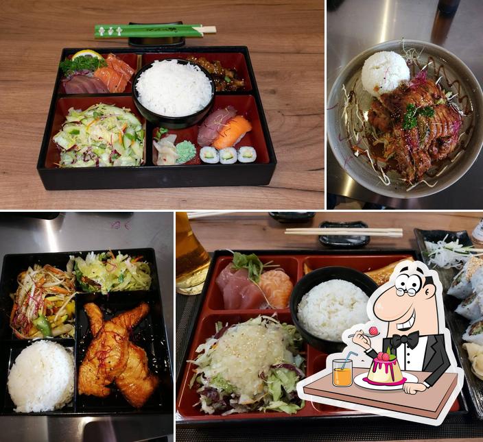 Maguro Running Sushi bietet eine Mehrzahl von Desserts 