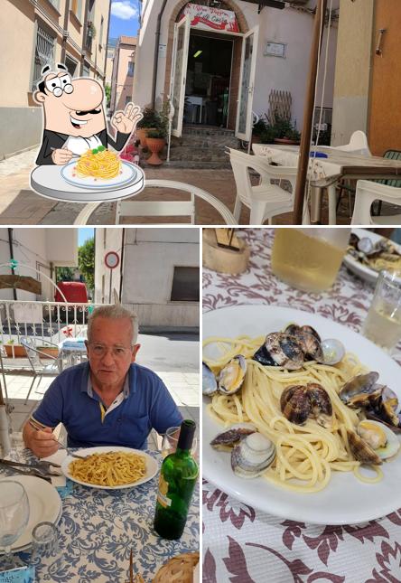 Spaghetti alla carbonara al Osteria N'dà Cesko