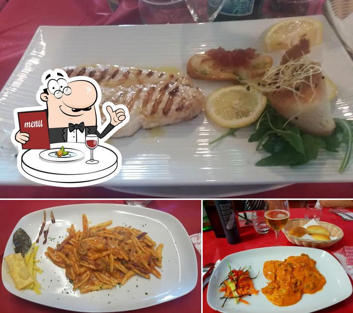 Questa è la foto che presenta la cibo e vino di Ristorante Delicatesse