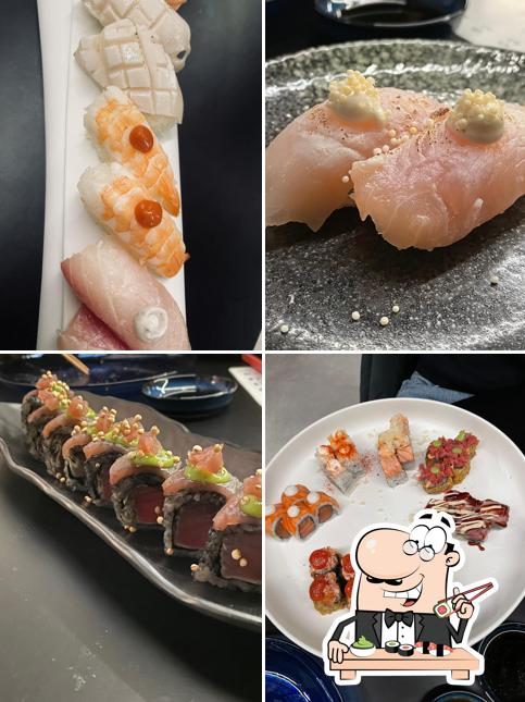 Scegli le varie opzioni di sushi