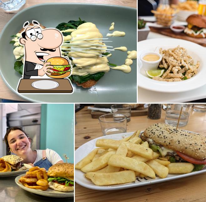 Get a burger at The Little Larder