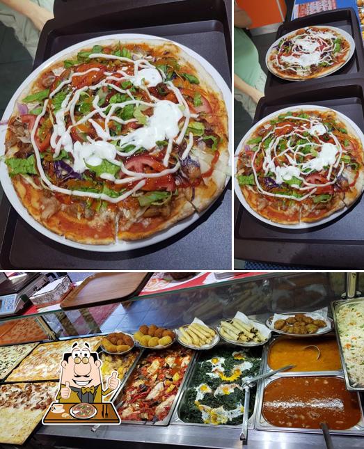 Try out pizza at Turkish Kebab and Pizza