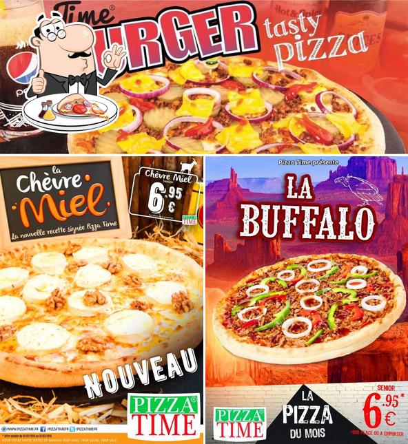 Prenez des pizzas à Pizza Time Pierrefitte