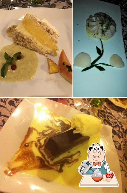 Chez Martial provides a selection of desserts