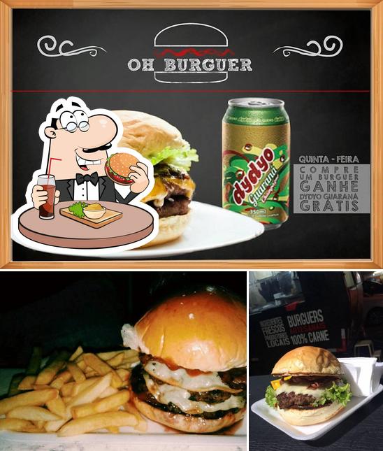 Experimente um hambúrguer no Oh Burguer Food Truck