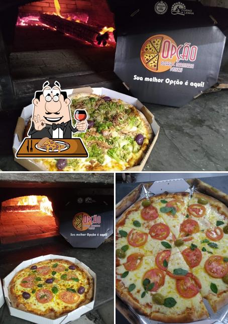 Consiga pizza no Pizzaria Opção Suzano