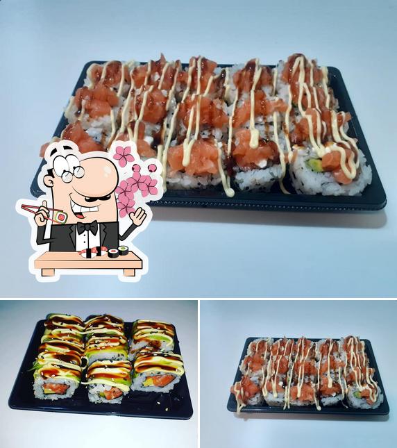 Scegli le diverse opzioni di sushi