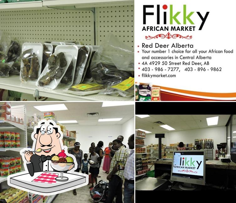 Flikky Market sert une sélection de plats sucrés