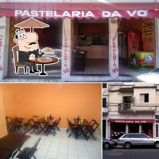 O exterior do Pastelaria da Vó