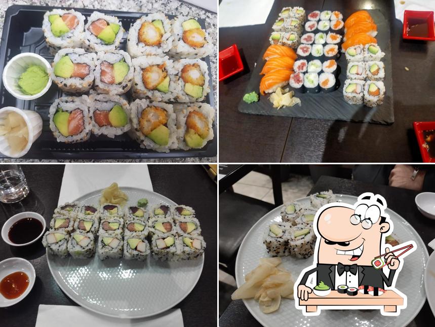 Les sushis sont des aliments populaires provenant du Japon