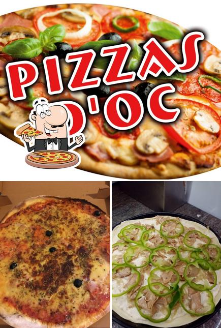 Choisissez différents genres de pizzas