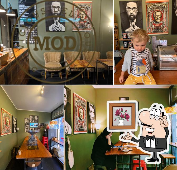 L'intérieur de MOD ROCKERS ROASTERY & BAGELS