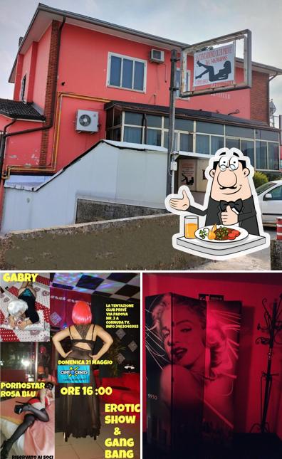 La foto della cibo e esterno di Club Prive La Tentazione