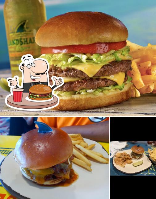 Try out a burger at LandShark Bar & Grill - South Padre