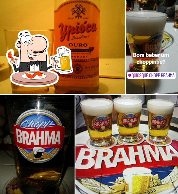 Quiosque Chopp Brahma Itajubá fornece uma opção de cervejas