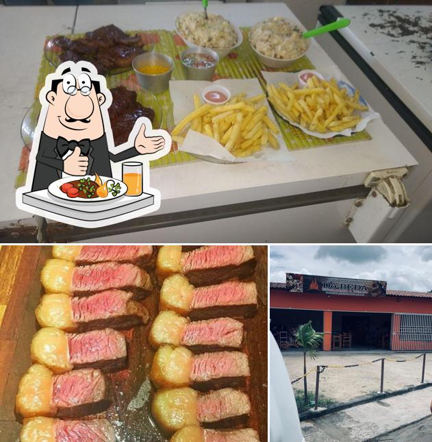 A imagem da comida e exterior a Churrascaria E Pizzaria Picanha Do Beda