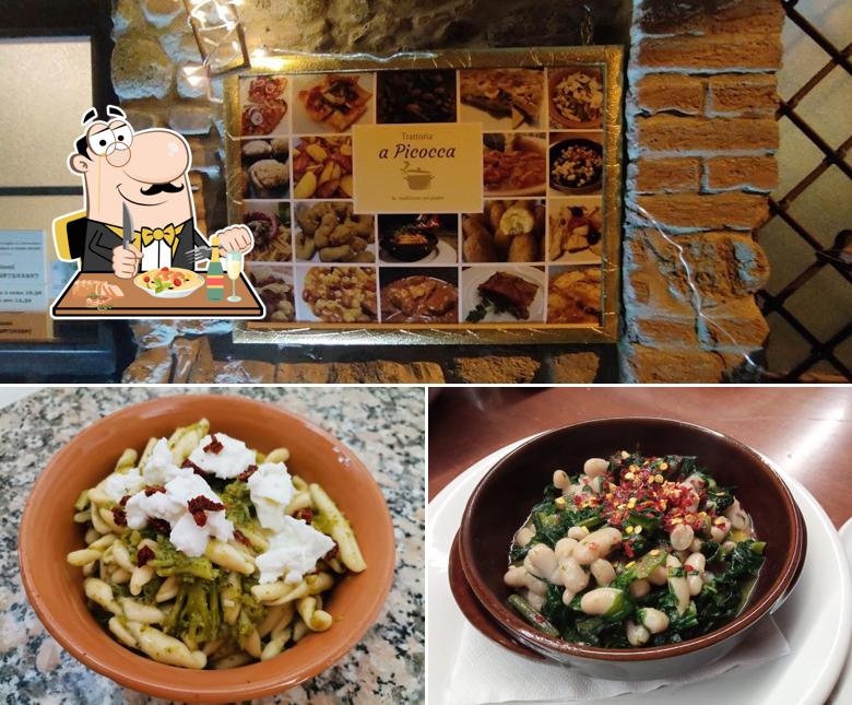 Platti al Trattoria a Picocca