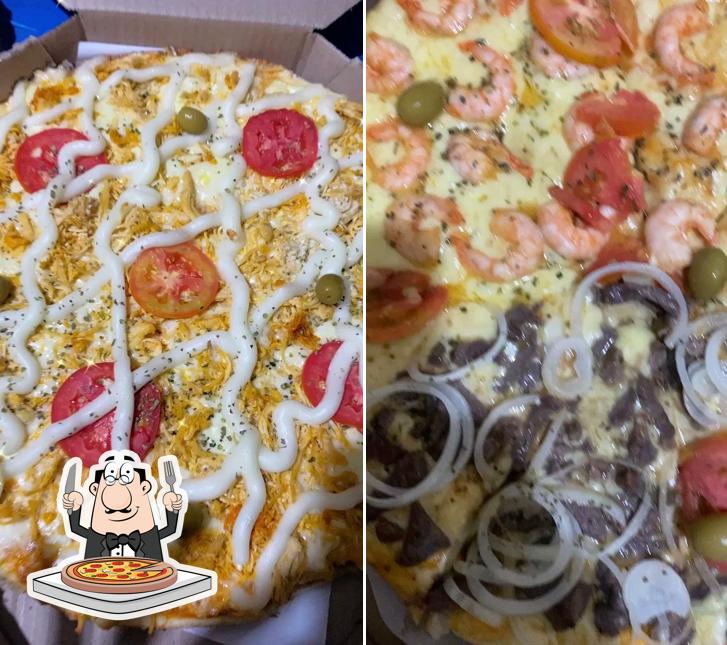 Escolha diversos tipos de pizza