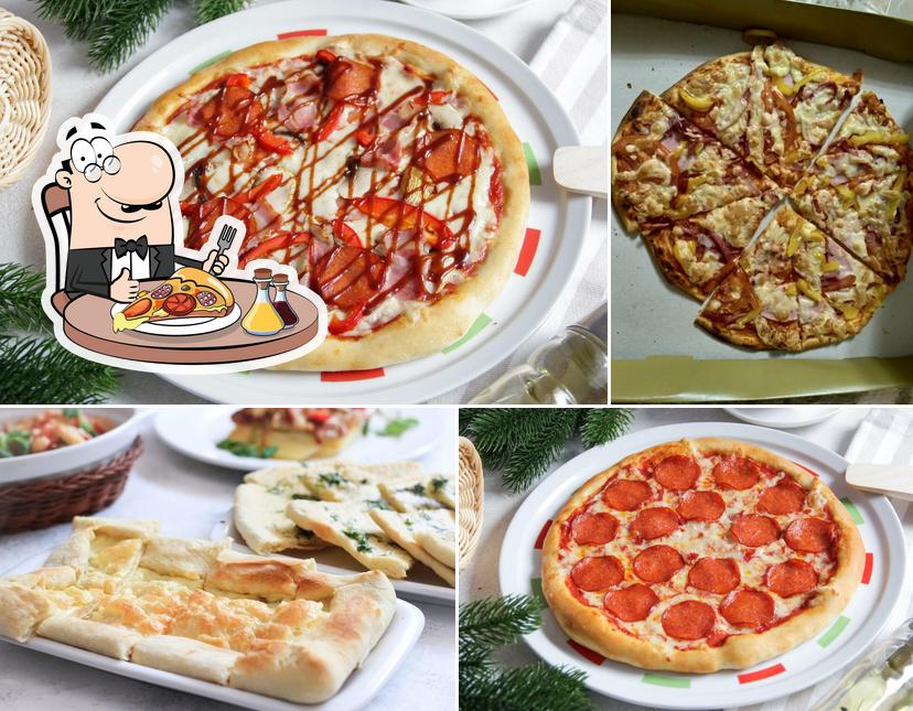 Choisissez des pizzas à Oliva