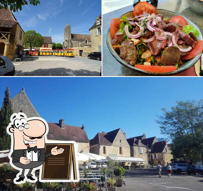 L’image de la extérieur et nourriture concernant Le Médiéval Devient “chez Pierrot”